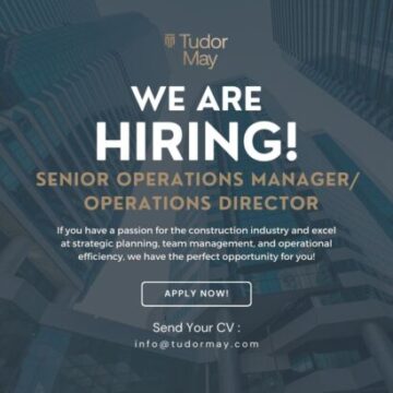 Join Our Team as an Operations Director - Tudor May